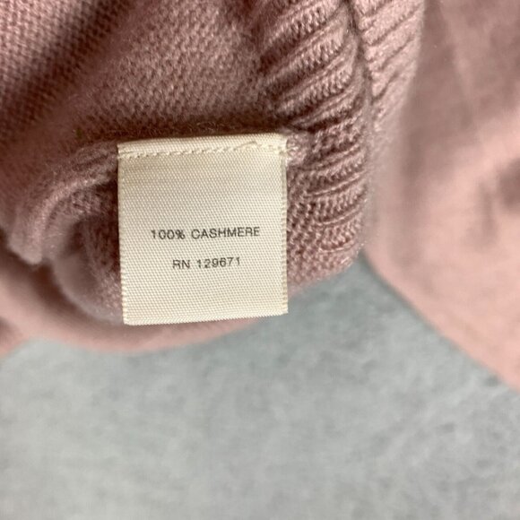 NakedCashmere Tulip Sweater Womens XS Pink Cashmere Off the Shoulder FLAWS - Picture 6 of 16